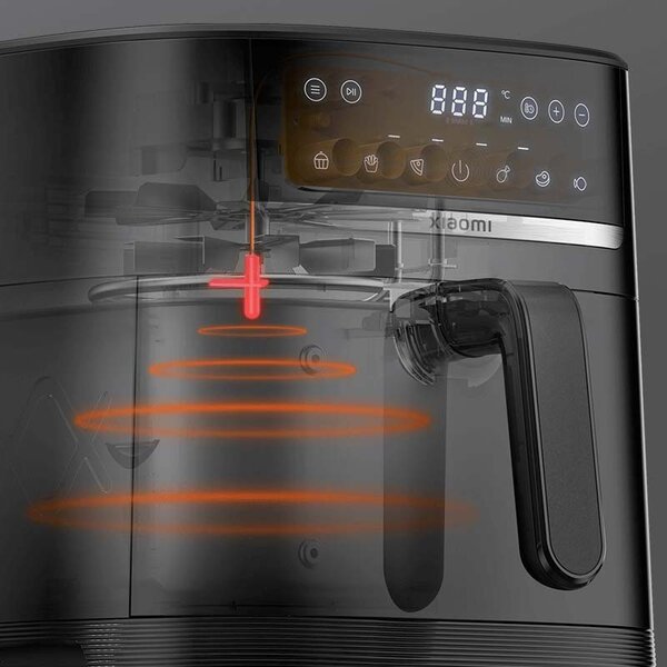 Фритюрник с горещ въздух Xiaomi Mi Smart Air Fryer 6 L, черен – BHR6942EU