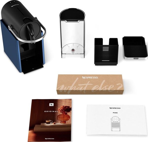 Автоматична кафемашина с капсули DeLonghi EN127.BL Nespresso Pixie, 1260W, 19 бара