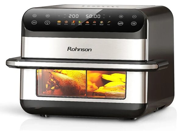 Фритюрник с горещ въздух Rohnson R-2891 Air Fryer, 2400W, 10L
