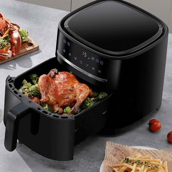 Фритюрник с горещ въздух Xiaomi Mi Smart Air Fryer 6 L, черен – BHR6942EU