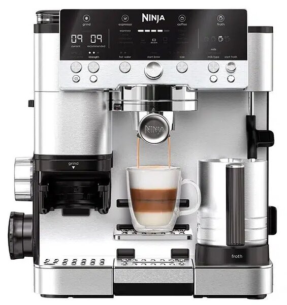 Кафемашина Ninja Luxe Premier ES601EU, 1650W, 3 в 1, сива