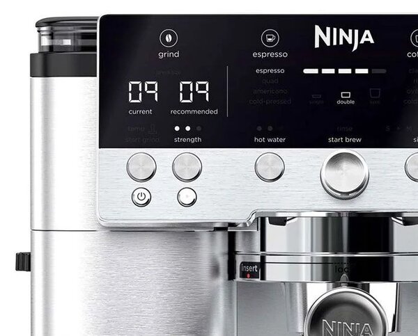 Кафемашина Ninja Luxe Premier ES601EU, 1650W, 3 в 1, сива