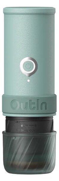 Преносима кафемашина Outin Mino Canyon Green, 9000 mAh, 22 бара, 2 в 1