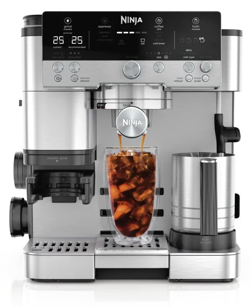 Кафемашина Ninja Luxe Premier ES601EU, 1650W, 3 в 1, сива