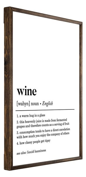 Плакат 50x70 cm Wine - Wallity