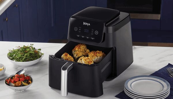 Фритюрник с горещ въздух Ninja AF170EU, 6.2L, черен
