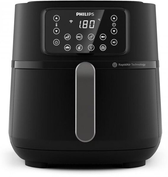 Фритюрник с горещ въздух Philips HD9285/90, 7.2L, 2000W, черен
