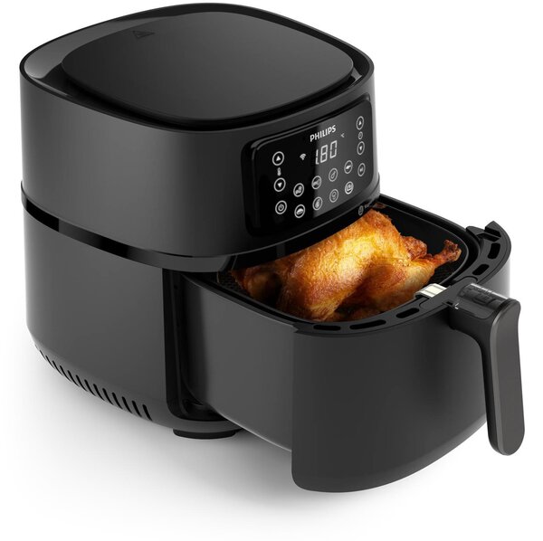 Фритюрник с горещ въздух Philips HD9285/90, 7.2L, 2000W, черен
