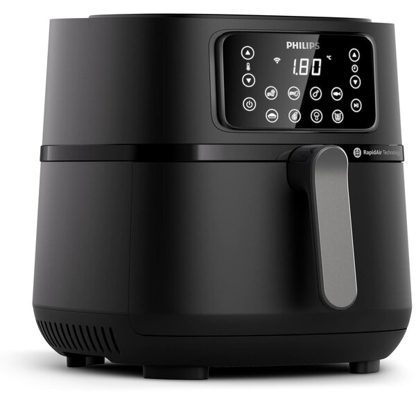 Фритюрник с горещ въздух Philips HD9285/90, 7.2L, 2000W, черен