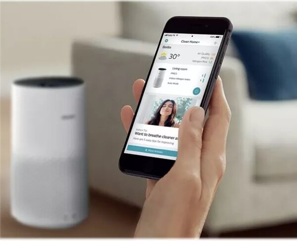 Въздухопречиствател за въздух Philips AC1715/10, до 78 м2, бял
