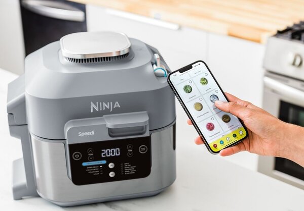 Мултикукър Ninja ON400EU, 1760W, 10 програми, 5.7L, сив