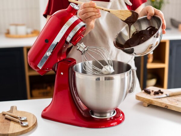 Планетарен миксер KitchenAid Artisan 5KSM185PSEER, 300W, 4.8L, червен