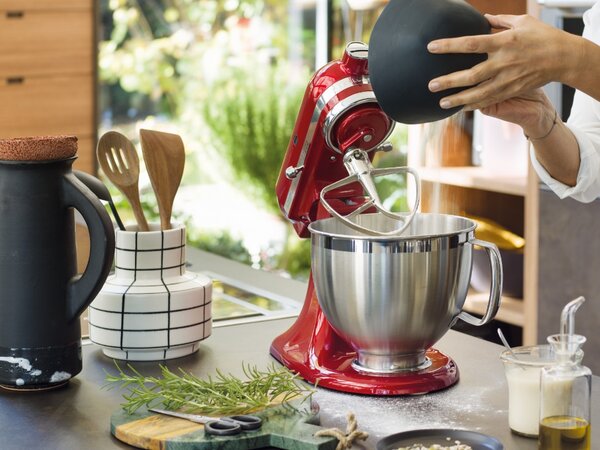 Планетарен миксер KitchenAid Artisan 5KSM185PSEER, 300W, 4.8L, червен