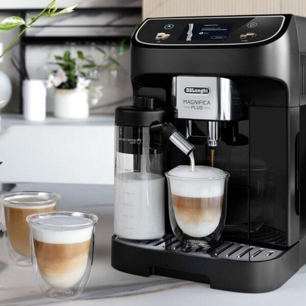 Автоматична кафемашина DeLonghi Plus ECAM320.60B, 1450W, 15 бара, 1.9L
