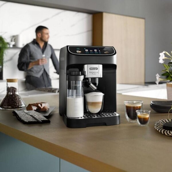 Автоматична кафемашина DeLonghi Plus ECAM320.60B, 1450W, 15 бара, 1.9L