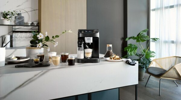 Автоматична кафемашина DeLonghi Plus ECAM320.60B, 1450W, 15 бара, 1.9L