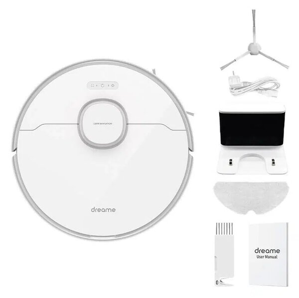Прахосмукачка робот Dreame Bot L10 Pro Robot Vacuum Cleaner, бяла