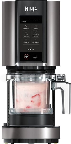 Машина за сладолед Ninja NC302EU Ice Cream Maker, 800W, сива