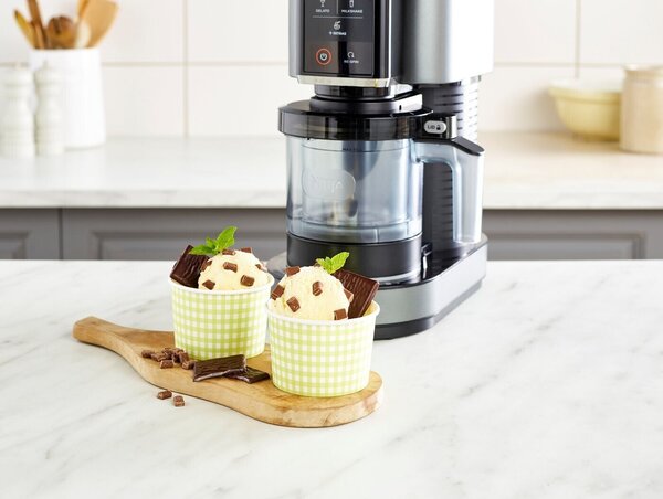 Машина за сладолед Ninja NC302EU Ice Cream Maker, 800W, сива