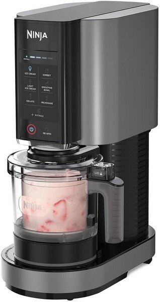 Машина за сладолед Ninja NC302EU Ice Cream Maker, 800W, сива