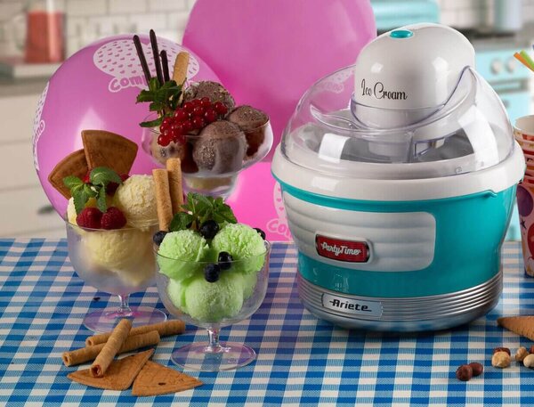 Машина за сладолед Ariete PARTY TIME, 12W, 1.5L, Azzuro