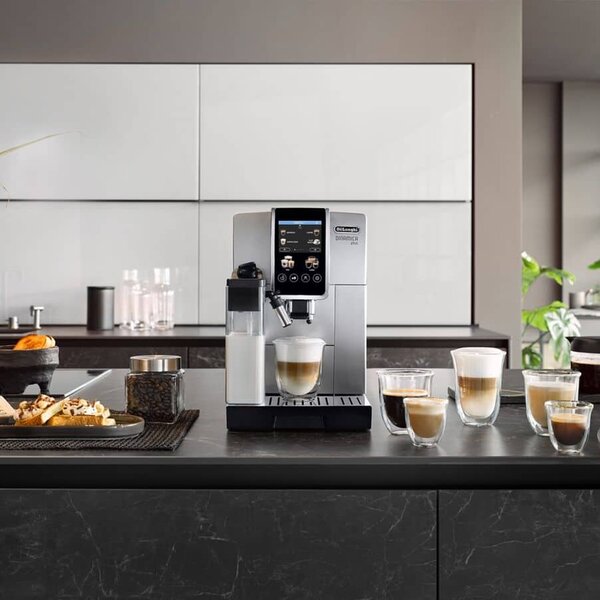 Кафемашина DeLonghi Coffee Mashine ECAM380.85.SB, 1450W, 19 бара, 1.8 L