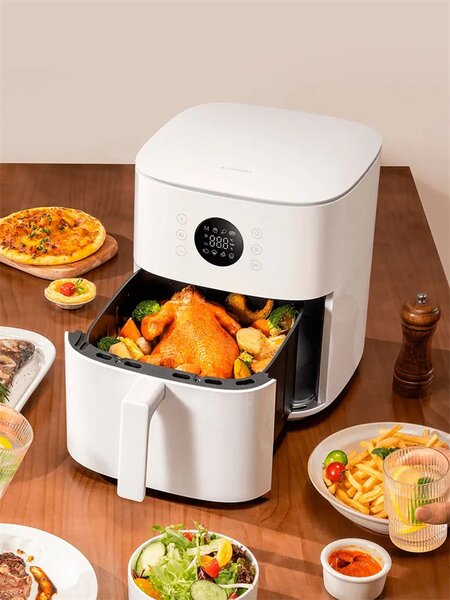 Фритюрник с горещ въздух Xiaomi Air Fryer 6.5L, бял – BHR083MEU