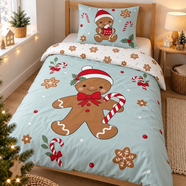 Единично памучно спално бельо 200x140 cm Perníček – Jerry Fabrics