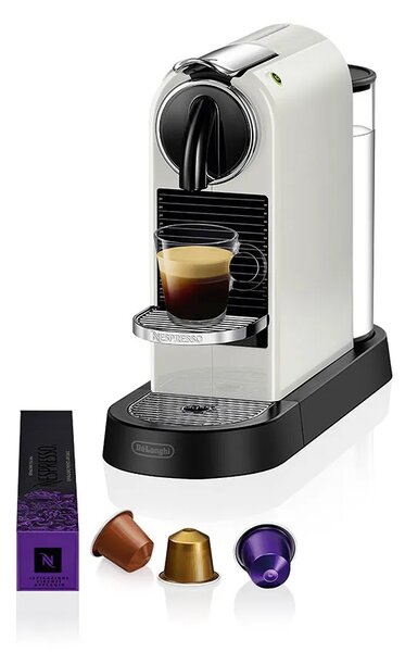 Кафемашина с капсули DeLonghi Nespresso EN167.W, 19 бара, 1260W, бяла