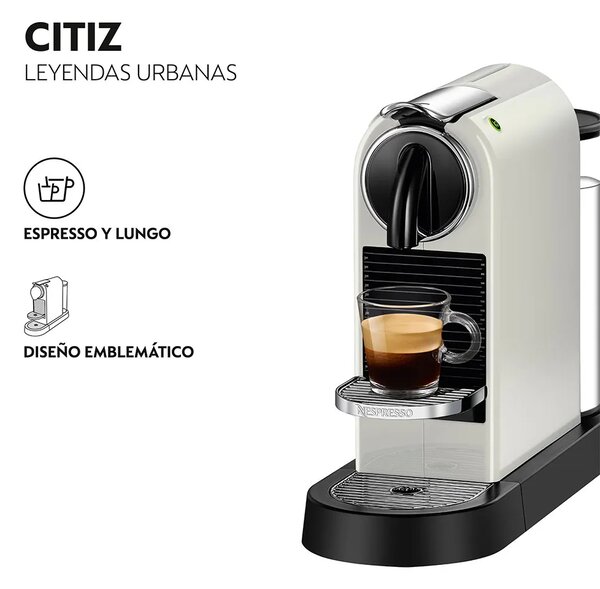 Кафемашина с капсули DeLonghi Nespresso EN167.W, 19 бара, 1260W, бяла