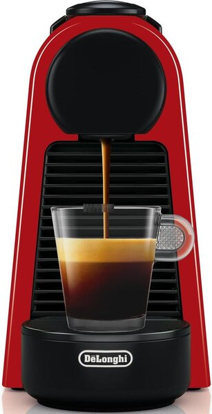 Кафемашина с капсули DeLonghi Nespresso Essenza Mini EN85.R, червена