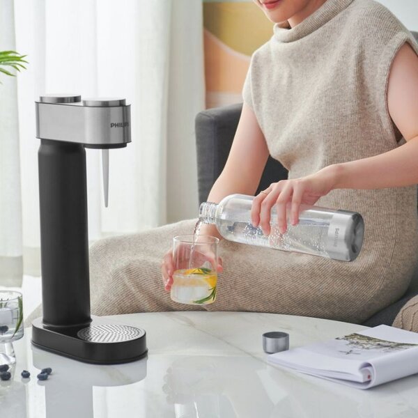 Машина за сода Philips GoZero ADD4901BK/10, черна
