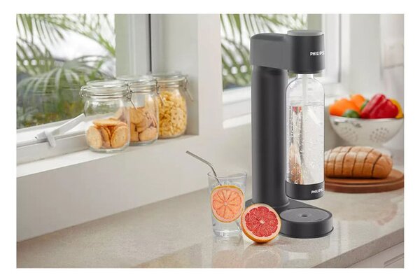 Машина за сода Philips GoZero ADD4901BK/10, черна