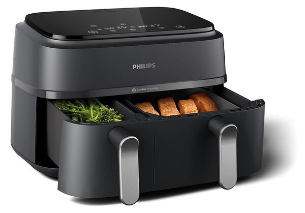 Фритюрник с горещ въздух Philips NA352/00 Еър фрайър, черен