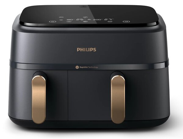 Фритюрник с горещ въздух Philips NA352/00 Еър фрайър, черен