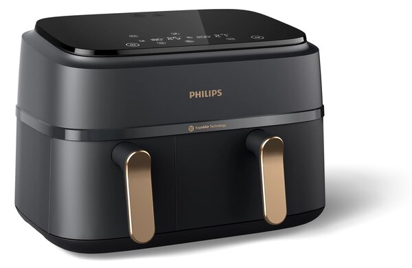 Фритюрник с горещ въздух Philips NA352/00 Еър фрайър, черен
