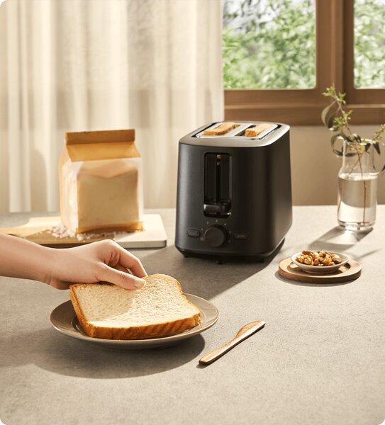 Тостер Xiaomi Toaster, 930W, 6 степени, черен – BHR8811EU