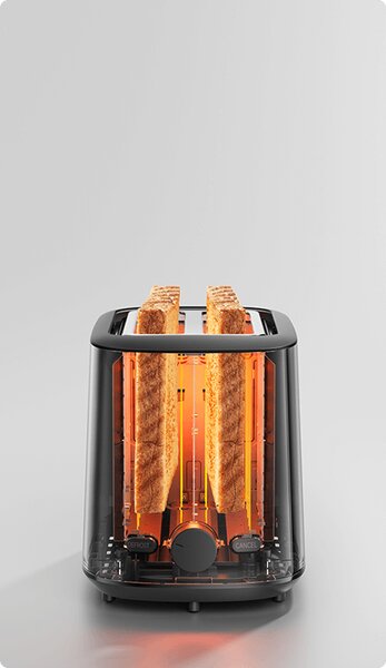 Тостер Xiaomi Toaster, 930W, 6 степени, черен – BHR8811EU