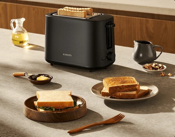 Тостер Xiaomi Toaster, 930W, 6 степени, черен – BHR8811EU