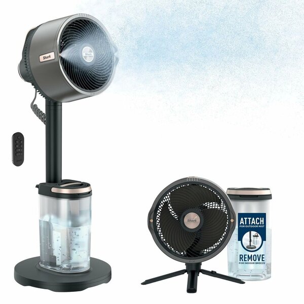 Преносим вентилатор Shark FlexBreeze Pro Mist FA300EU