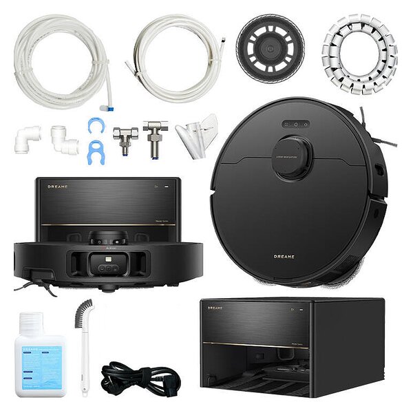 Прахосмукачка робот Dreame X40 Master Robot Vacuum Cleaner, черна