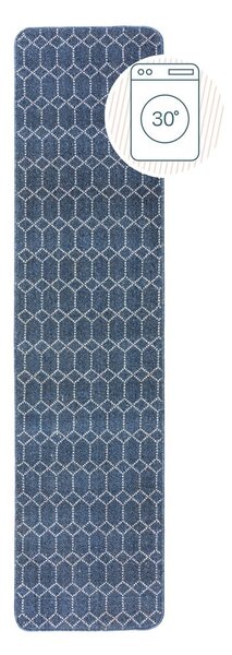 Тъмносиня пътека подходяща за пране 57x230 cm Argyll – Flair Rugs