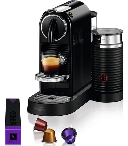 Кафемашина с капсули + кана за мляко DeLonghi Nespresso EN 267.BAE