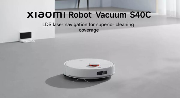 Прахосмукачка робот Xiaomi Robot Vacuum S40C, бяла – BHR9664EU