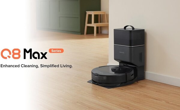 Прахосмукачка робот Roborock Q8 Max+ Robot Vacuum Cleaner, черна