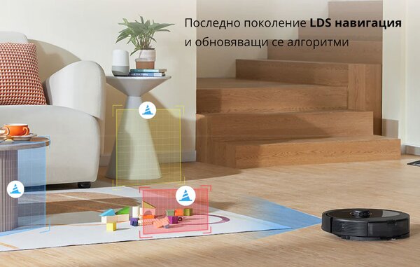 Прахосмукачка робот Roborock Q8 Max+ Robot Vacuum Cleaner, черна