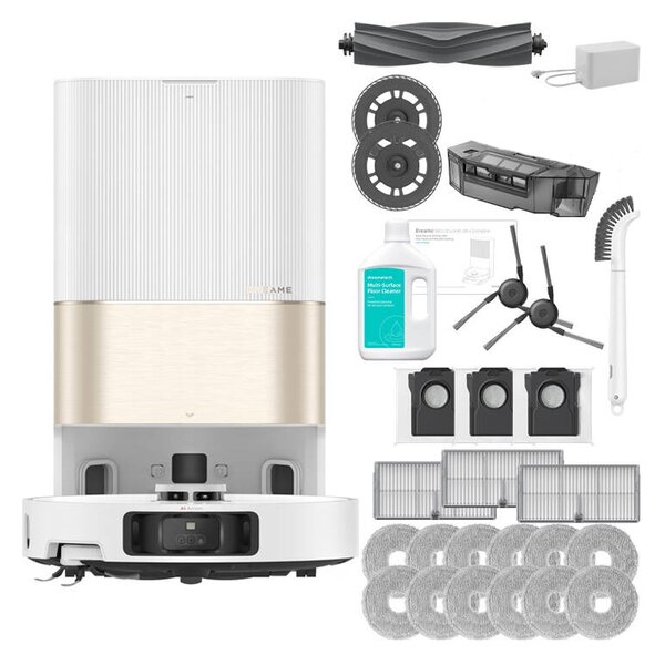 Прахосмукачка робот Dreame X40 Ultra, Wi-Fi, бяла