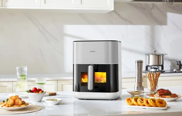 Фритюрник с горещ въздух Dreame Mova FD10 Pro, 5.5 L, сив