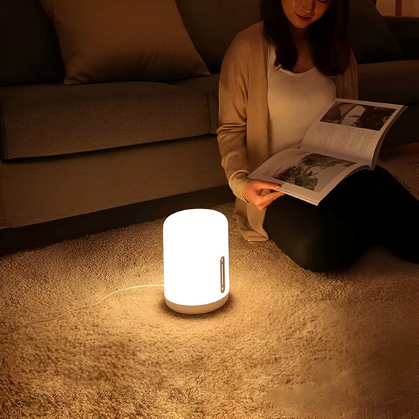 Смарт лампа Xiaomi Mi Bedside Lamp 2, бяла – BHR5969EU