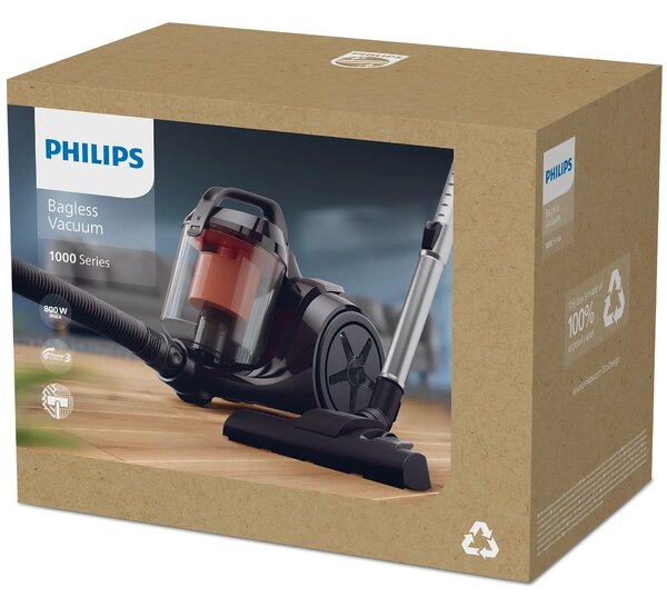 Прахосмукачка Philips 1000 Series XB1142/10, черна